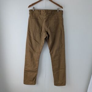J. Crew Men's 770 Lined Pants Dark Tan Cotton Size 33' x 32'